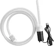 STARTIST Electric Wine Pump Self-Priming Suction Pump Wine Making Supplies Home Brews Siphon Tube with Filter Brews Siphon Pump
