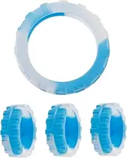 [FRCOLOR] Travel Suitcase Wheel Protectors Soft Rubber Covers for Luggage Wheels Noise Damage Prevention