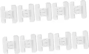 FUNNETOYU 10pcs Childproof Cabinet Locks Safe Easy Installation for Cupboards Refrigerators Safety for Homes