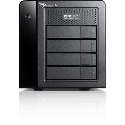 Promise Technology Pegasus2 R4 12TB Thunderbolt 2 RAID Storage Array (4x3TB HDD)