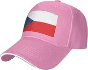 [SSIULUS] Flag of The Czech Republic Casquette Cap Hats,Trucker,Baseball Cap with Snapback,Perfect for Summer,Golf