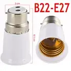B22 to E27 Bulb Light Lamp Holder Base Socket Screw Bayonet Converter Adapter