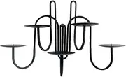 Candelabra European Light Luxury Iron Wall-Mounted Candlestick Simple Living Room Porch Corridor Candle Holder Decor