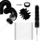 Dryer Vent Cleaner Kit Flexible Lint Brush Fireplace Chimney Cleaning Brushes╬