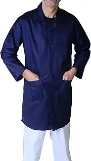 [IBEX] Unisex-Adult Poly Cotton Lab Coat for Technician Food Laboratory Warehouse Workwear Doctors Students Lab Work (Sizes Range XXS - 5XL)