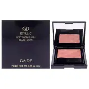 Idyllic Soft Satin Blush Powder - 35 Golden Peach by GA-DE for Women - 0.28 o...
