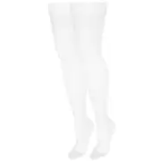 Compression Stockings, 20-30 mmHg Support, Women & Men Thigh Length Hose, Ope...