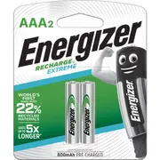 Energizer Recharge Extreme Rechargeable AAA Batteries 2 pack