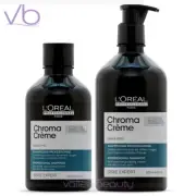 L'OREAL Chroma Creme Green Dyes Shampoo | Red Tones Neutralizing Cleanser