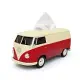 日本設計 Volkswagen 1963 T1 復古雙色/單色 巴士造型面紙盒/收納盒 米紅