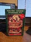 Vintage Kmart 8" Porcelain Electric Potpourri Pot, "Inn"