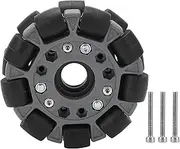 Mecanum Wheel, 100mm Omni Directional Wheel, High Hardness Plastic Wheels, Intelligent Robot Car Components, 20kg Loading, DIY Accessories for Robotic Kit