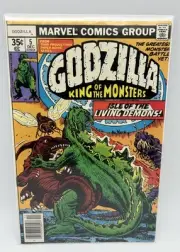 Godzilla King of the Monsters #5 (1977) VF- Newsstand Marvel