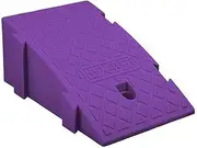 Curb Ramp, Portable Lightweight Plastic Curb Ramps,Used for Entrance Threshold, Cargo Terminal, Cars, Wheelchairs, Bicycles, Motorcycles,Purple,L