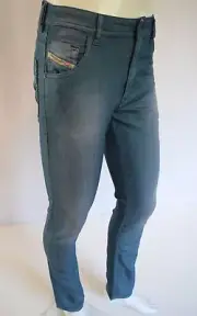 NEW $198 DIESEL KRAYVER SLIM CARROT Pants Jeans Men's SZ 28 in LIGHT BLUE