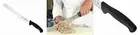 Mercer Culinary M23011 Millennia 11-Inch Granton Edge Slicer, Black
