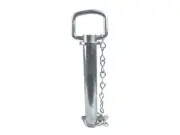 Hitch Pin with Chain & Linch Pin 1-1/2"x7-1/2" - 38mm Diameter, 190mm Usable