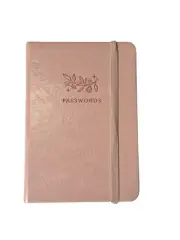 Pink Password Notebook Hardcover 6" x 4" Password Keeper Book Brand New