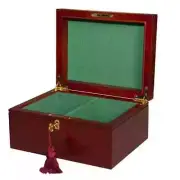 Premium Chess Box - Mahogany - NO LOGO