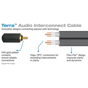 WIREWORLD TERRA RCA音響訊號線 (TEI/地球) – 3.0M