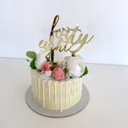 Acrylic Gold 'forty eight' Cake Topper