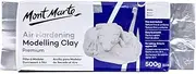 Mont Marte Premium Air Hardening Modelling Clay, White, 500 g