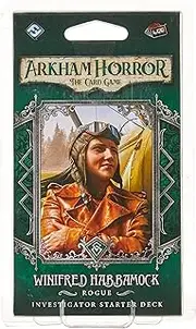 Fantasy Flight Games Fantasy Flight Arkham Horror Winifred Habbamock Rogue Investigator Starter Deck Card Game