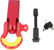Shackle Hitch Receiver, 3/4in D Ring Shackle and 5/8in Trailer Hitch Lock Pin, Anti Theft Shackle Hitch Receiver, 41000 Lbs Breaking Strength, for Trucks Off Road