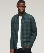 Vintage Check Shirt | Hoxton Check Navy Green