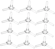 Tofficu Lampshade Holder Kit 24pcs Spring Clips Clamps Iron Spring Buckles Simple for Home Repair