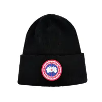 在飛比找momo購物網優惠-【CANADA GOOSE】Arctic 品牌Logo羊毛帽