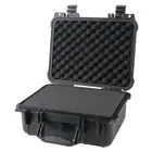 14" Weatherproof Hard Case Dry Box For DSLR HD Camera w Pelican Style Pluck Foam