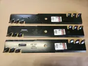 3 Mulching Blades fits Bad Boy 038-0003-00 Toro Titan 115-4999-03 54"