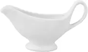 Gatuida 1pc Gravy Sauce Boat Elegant Condiment Pouring Container with Handle for Serving Hot Cold Gravies Salad Dressings and Broths Capacity