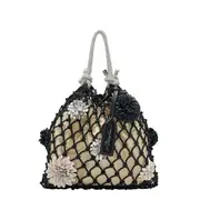 [3.1 Phillip Lim] Macrame Mini Sac With Flowers Tote