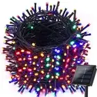 Solar Christmas Lights Outdoor, 98.4ft 300 LED Solar Fairy String Lights, 8 M...