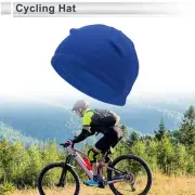 Cycling Hat Keep Warm Blue 26x17cm Polar Fleece Fabric 1 Pc