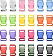 LongSLong Curved Paracord Bracelet Buckles for Paracord Bracelets Clasp, Dog Collar Buckle, Backpack Strap Accessories