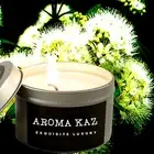 Australian Lemon Myrtle Scented Tin Candles Hand Poured Vegan Friendly Eco Soy