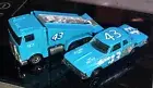 CUSTOM Richard Petty 1962 Plymouth Savoy & Custom Ramp Truck Hot Wheels/ MB 1/64