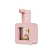 Touchless Automatic Sensor Soap Dispenser Cartoon Pet Waterproof Smart Foam Soap Dispenser,Pink Little Dinosaur