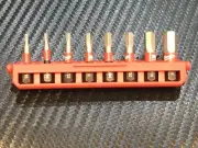 Milwaukee Shockwave 8X SEA HEX Bits 1/16 5/64 3/32 1/8 9/64 3/16 1/4 + Holder