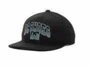 DC Shoes Bad Az Black Adjustable Snapback Cap Hat One Size Fits Most