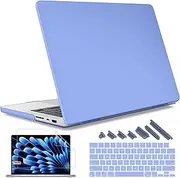 May Chen Case for M4 MacBook Pro 14 Inch 2021-2024 A3112 A3401 A3185, M3 A2918 M2 A2779 M1 A2442 Pro Max Chip, Plastic Hard Shell With Keyboard Cover, Solid Blue