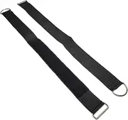Aymzbd 2 X Rowing Machine Foot Straps, 19 Inch Fixed Bands. Universal Elliptical Foot and Leg Training Straps for Women