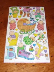 Creative Imaginations Sticker ~ Bryce & Madeline by jone hallmark. Baby