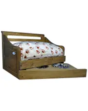 Multipurpose Small Wooden Pet Bed