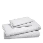 SKY 3-Piece IKAT FLORAL TWIN SHEET Set COTTON FLAT, FITTED SHEET PILLOW