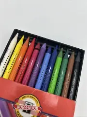 Koh-I-Noor Progresso Woodless Colored 24-Pencil Set, Assorted Colored Pencils