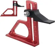 Table Saw Gauge | Adjustable Setting Gauge for Router,Aluminum Alloy Precision-Machined Measuring Tool for Furniture Making Carpentry Workshop